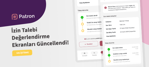 İzin Talebi Değerlendirme ekranları güncellendi! Tanıtım Görseli