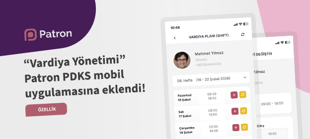Vardiya Yönetimi özelliği mobil uygulamaya geldi! Tanıtım Görseli